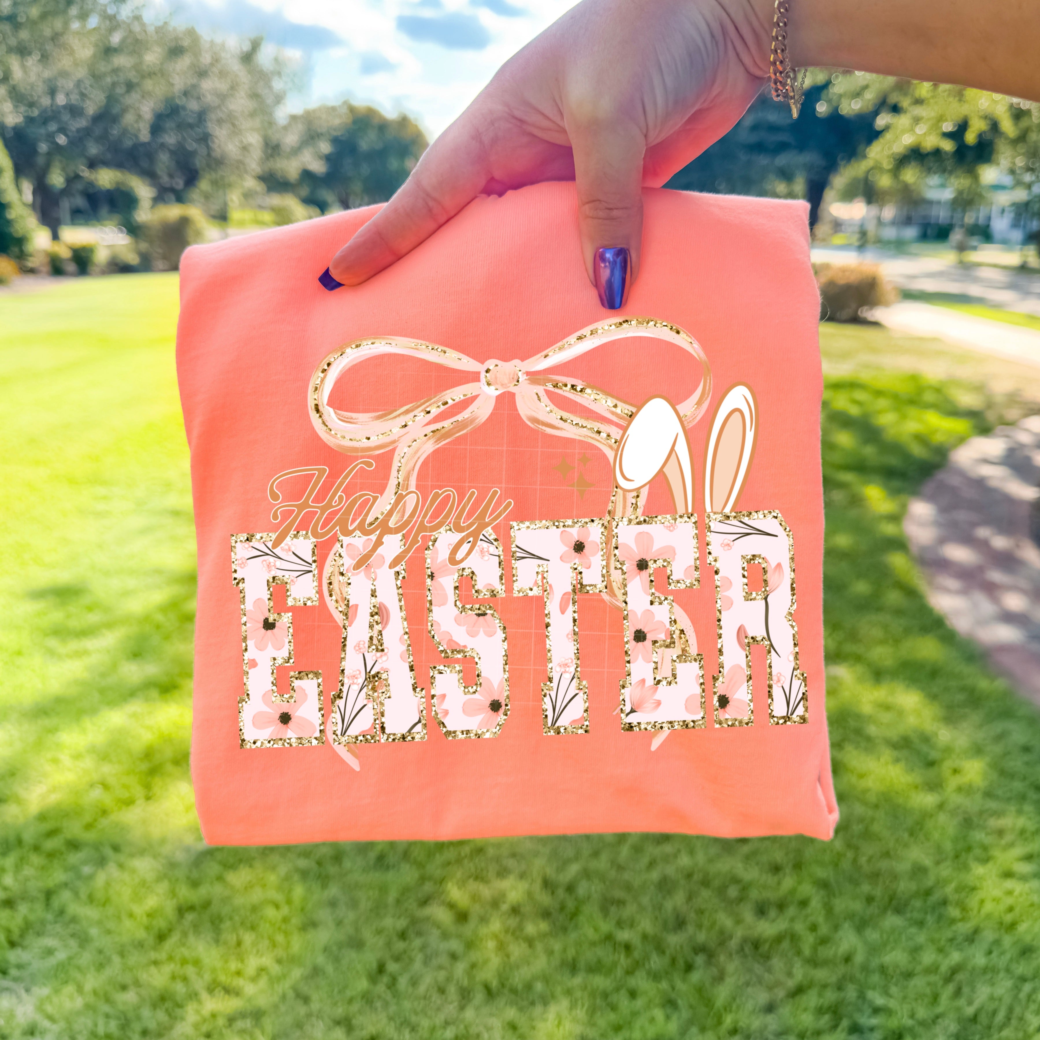 Happy Easter Ears DTF