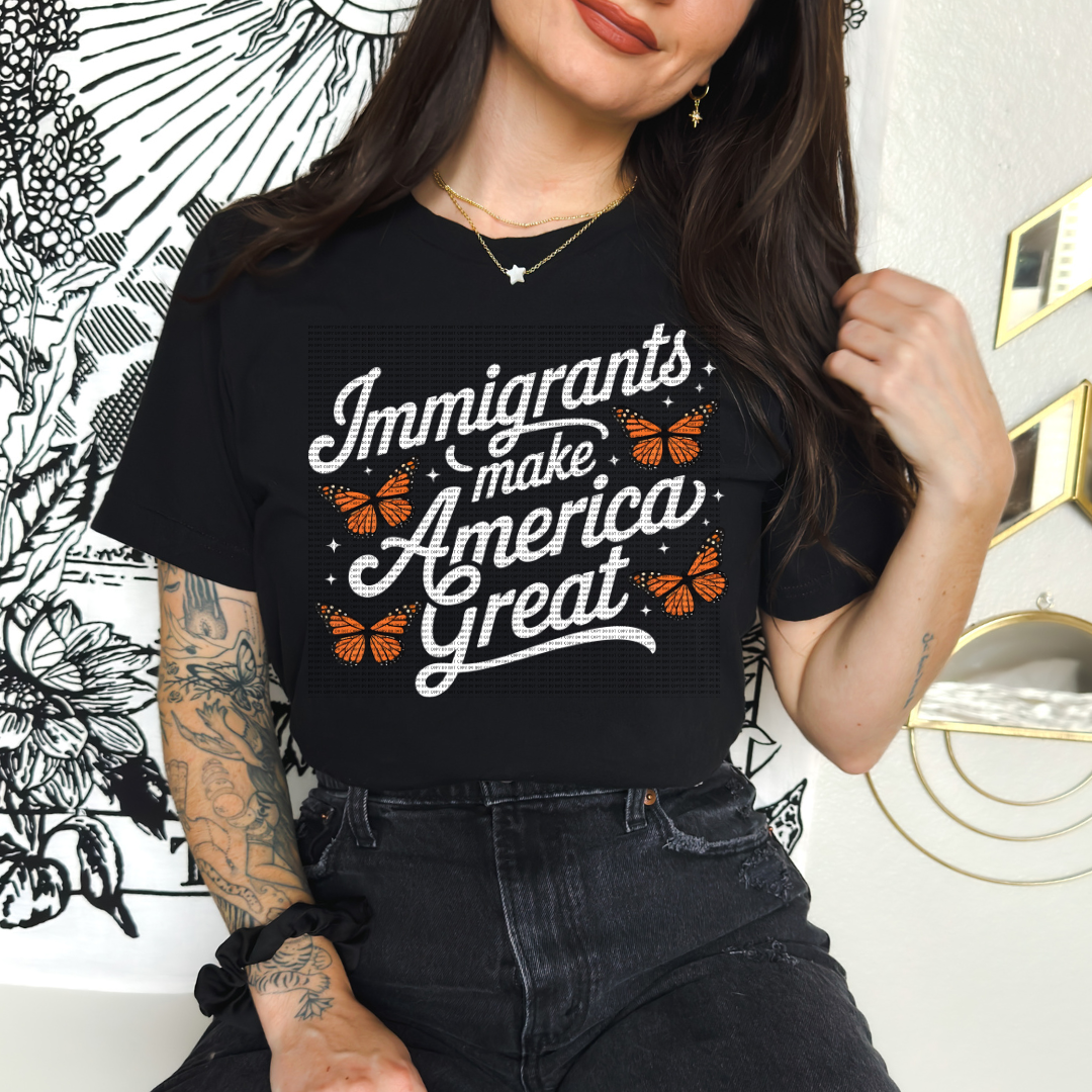 Immigrants Maga White DTF