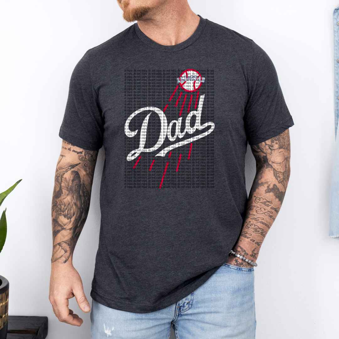 All Star Dad White DTF