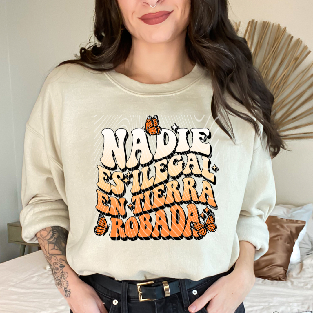 Retro Nadie Es Ilegal DTF