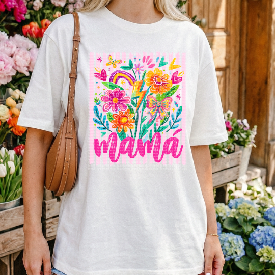 Mama Flowers DTF