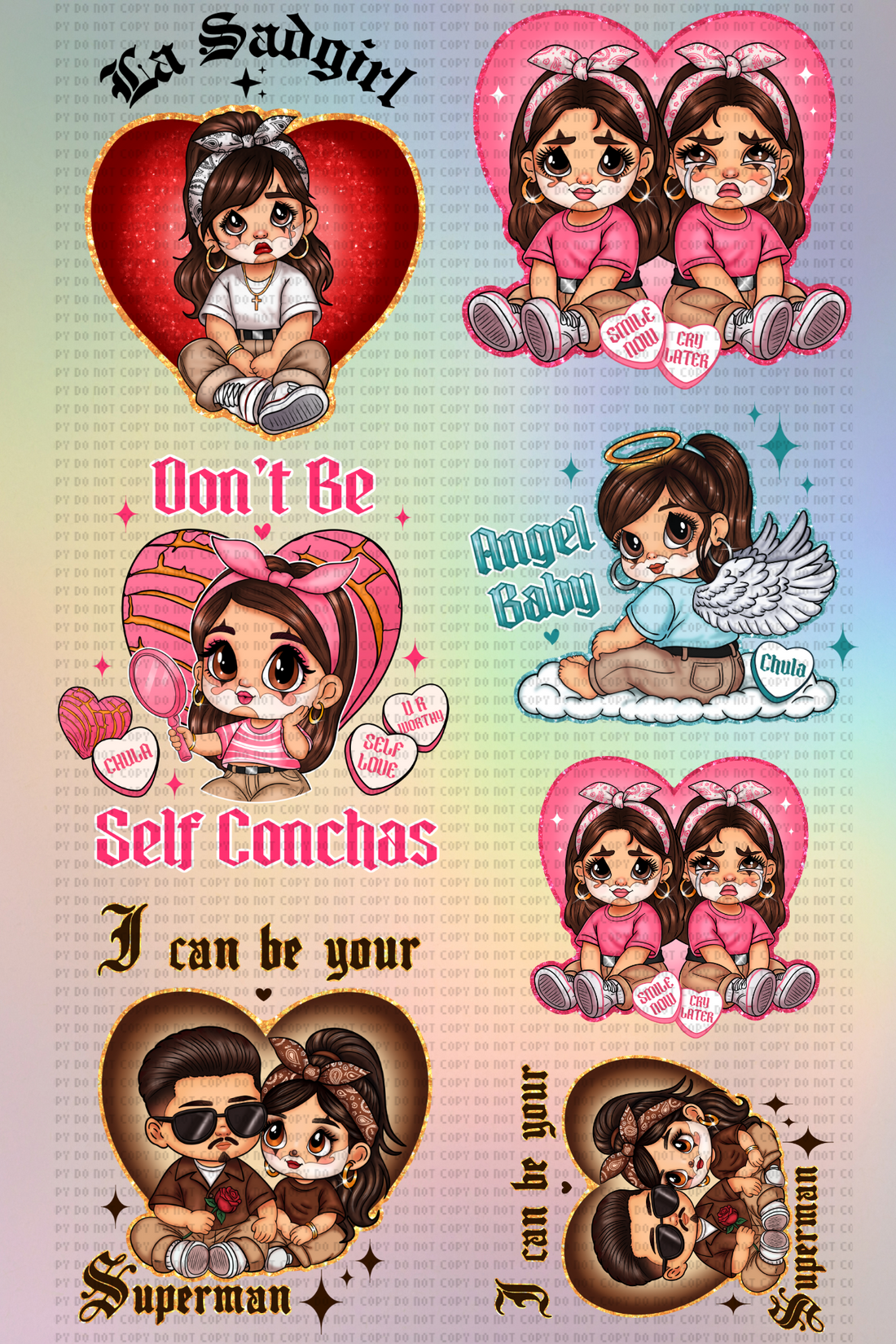 PreMade: VDAY Baby Chicano 22x36