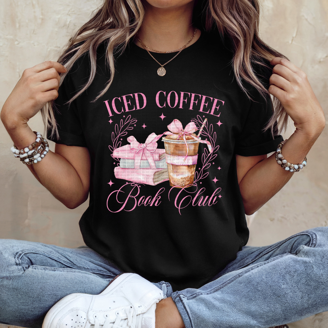 Iced Coffee Book Club DTF