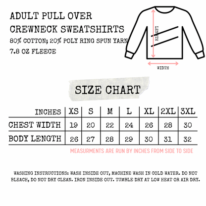 Custom Adult Crewneck Sweatshirt - LIGHT PINK