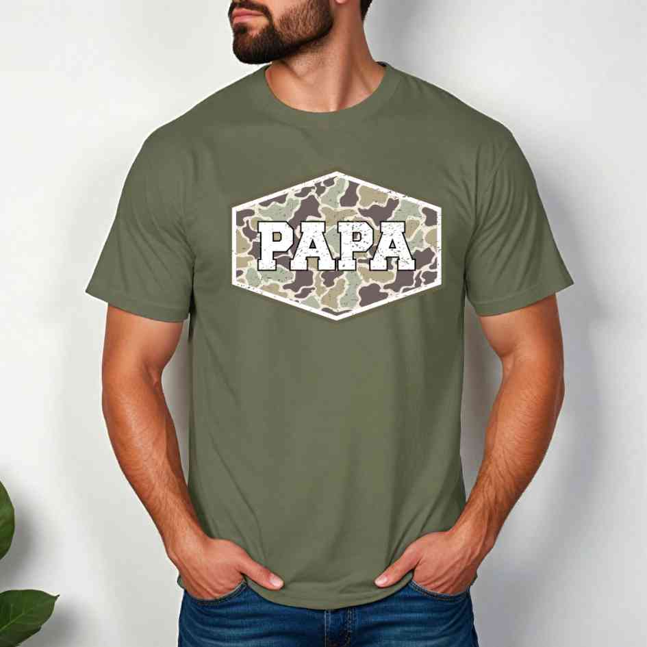 Camo Papa DTF