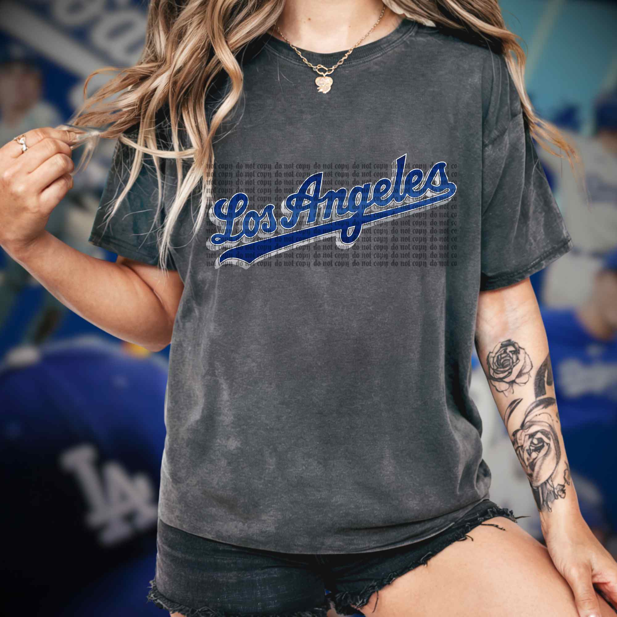 Los Angeles Blue DTF