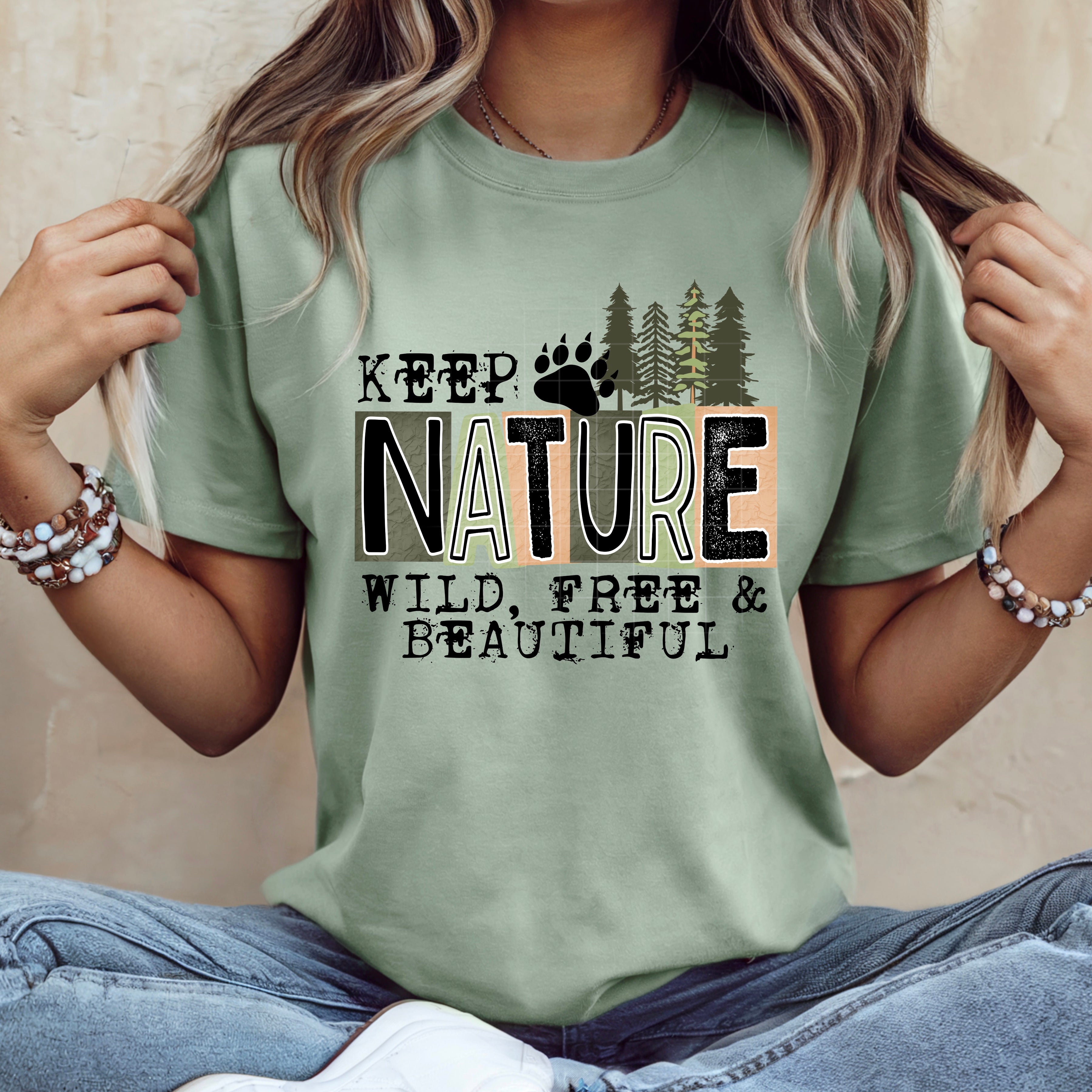 Nature Wild &amp; Free DTF