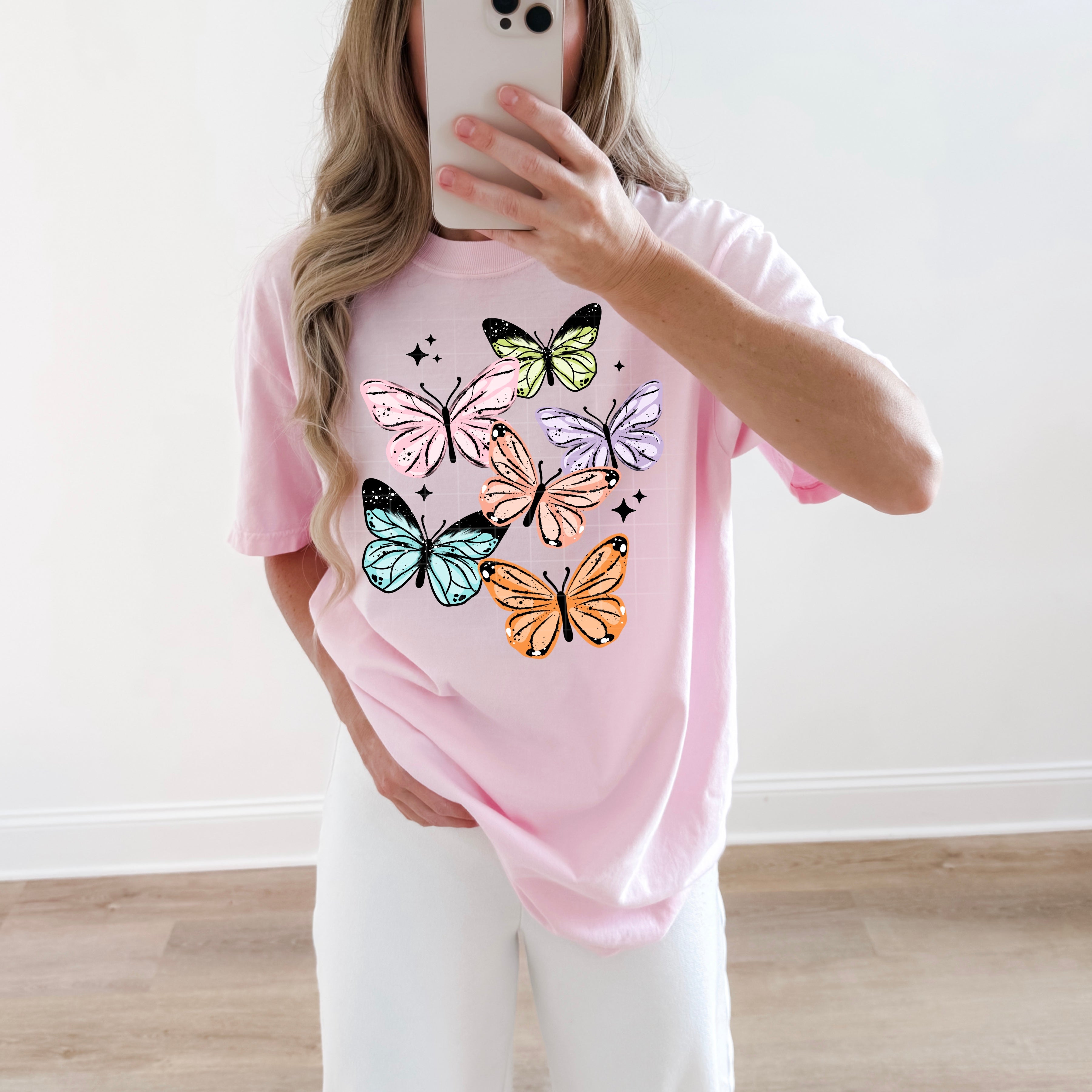 Colorful Butterflies DTF